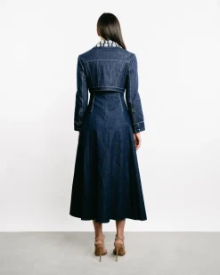 Aiste Cropped Denim Jacket