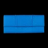 Amore Python Clutch Blue