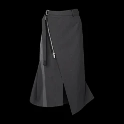 Asymmetric Midi Skirt