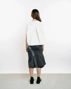Asymmetric Midi Skirt
