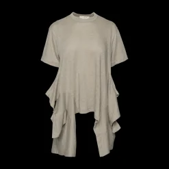Asymmetric Short-Sleeved Shirt