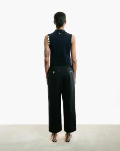 4-Bar Button-Down Vest