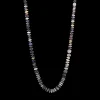 Black Opal Bead Necklace