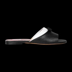 Bow & Collar Claquette Sandals