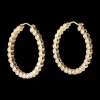 Bubble Double-Sided Diamond Hoops