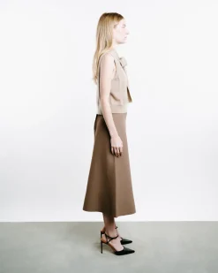 Cashmere Tie Sleeveless Tank