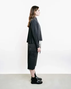 Cropped Glen Checked Pants