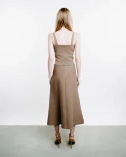 Crêpe Knit Square Camisole