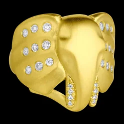Diamond Elephant Ring
