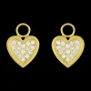Diamond Heart Earring Charms