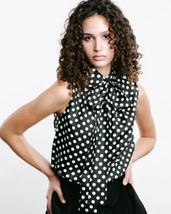 Dots Bow-Tie Shirt