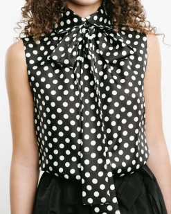 Dots Bow-Tie Shirt