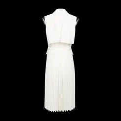 Double-Breasted Sleeveless Coat