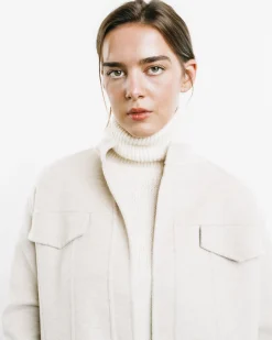 Double-Faced Cashmere Jean Jacket