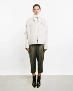 Double-Faced Cashmere Jean Jacket