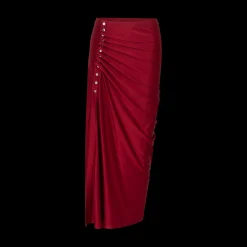 Draped Jersey Skirt