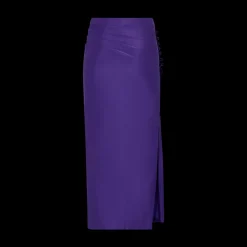 Draped Midi Skirt