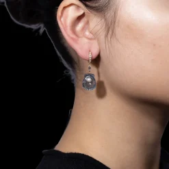 Dream Shell Labradorite Earrings