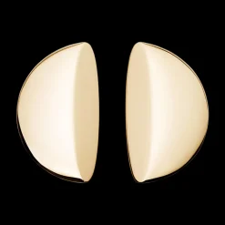 Eclisse Pink Gold Clip-On Earrings