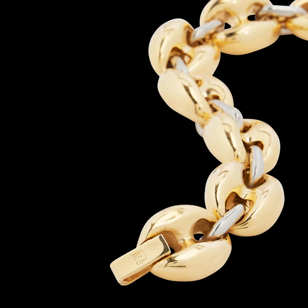 Eight Chunky Bicolored Bracelet