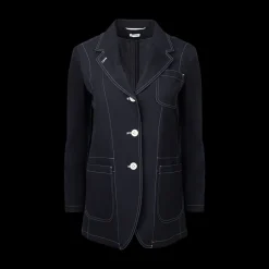 Elongated Patch Pocket Jacket