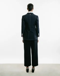 Elongated Patch Pocket Jacket
