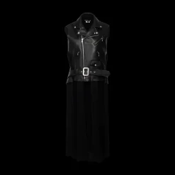Faux Leather Maxi Dress