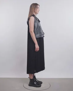 Faux Leather Maxi Dress