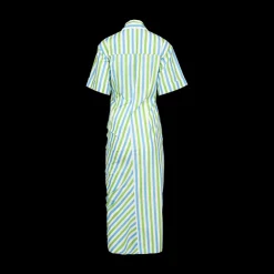 Gathered Ruffle Shirtdress