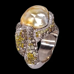 Gold Coulée Ring