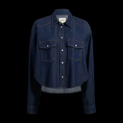 Grenon Asymmetric Denim Shirt