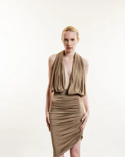 Halter Midi Dress