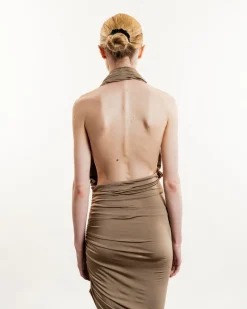 Halter Midi Dress