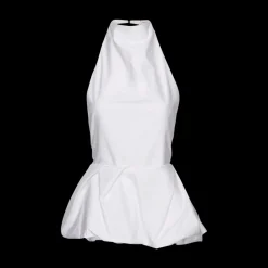 Halter Peplum Top