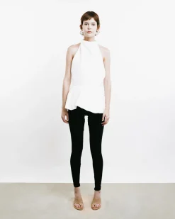 Halter Peplum Top