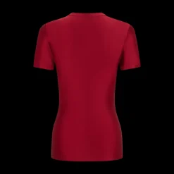 Haut Short-Sleeve Snap Ruched Top