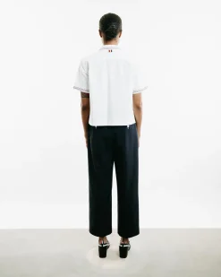 High-Rise Double Pleat Trousers