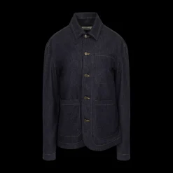 Julian Cashmere Denim Shirt Jacket