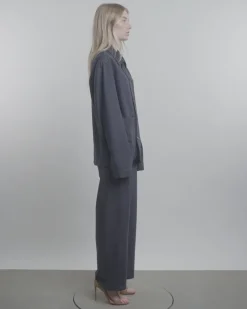 Julian Cashmere Denim Shirt Jacket
