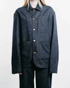 Julian Cashmere Denim Shirt Jacket