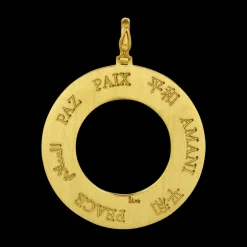 Large Amani Diamond Circle Pendant