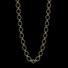Large Chain Necklace WIth Diamond Toggle