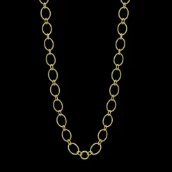 Large Chain Necklace WIth Diamond Toggle