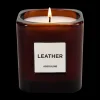Library Candle Leather