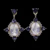 Lilac Nova Lavender Quartz Earrings