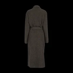 Long Herringbone Coat