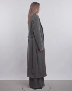 Long Herringbone Coat