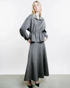 Long Panel Skirt