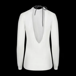 Long-Sleeved Ribbed Knit