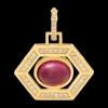 Mae Large Ruby Pendant